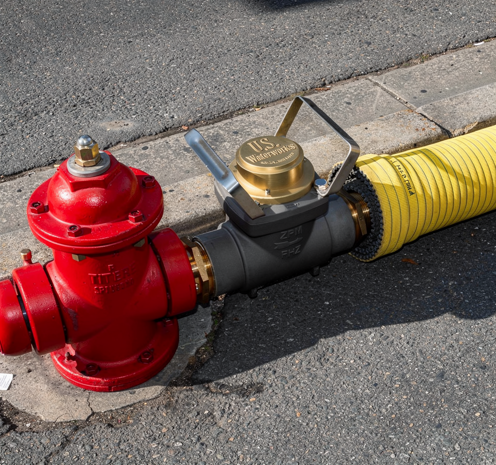 3" Zenner FHZ30S Hydrant Meter image 2