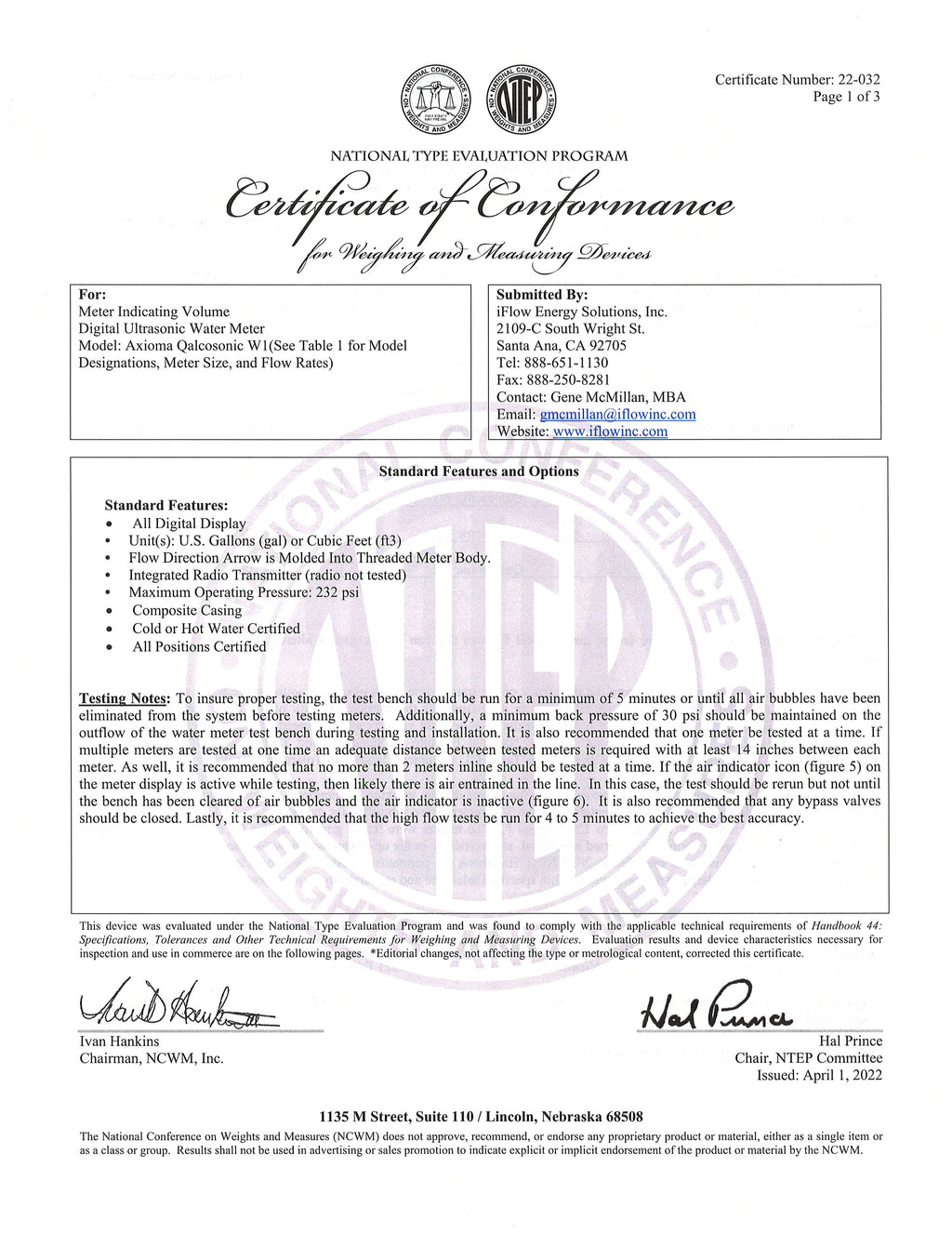 H2oConnect Water Meter Software
