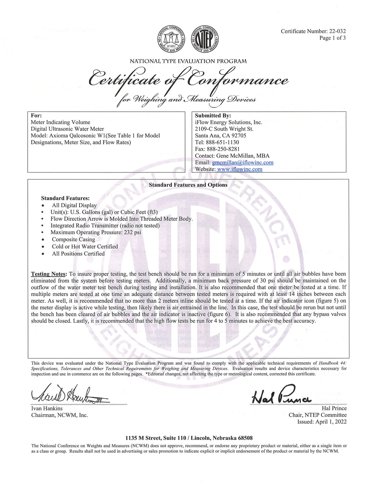 H2oConnect Water Meter Software
